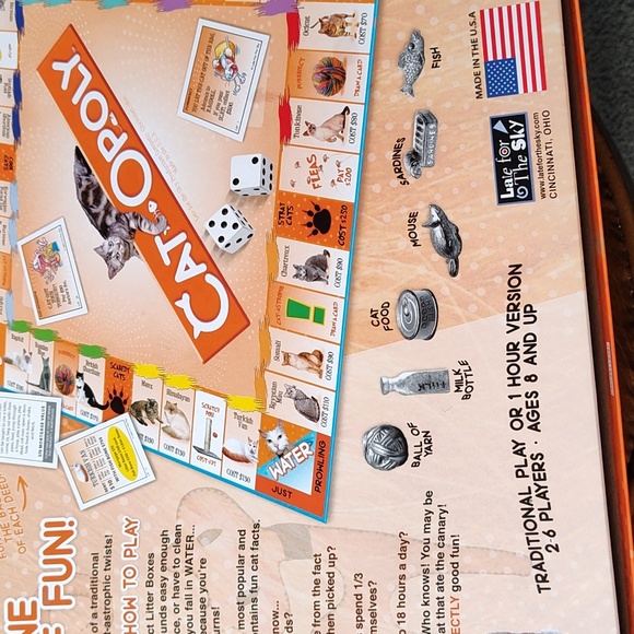 CATOPOLY board game from Late for the Sky.  New in box with cool playing pieces! - Picture 6 of 9